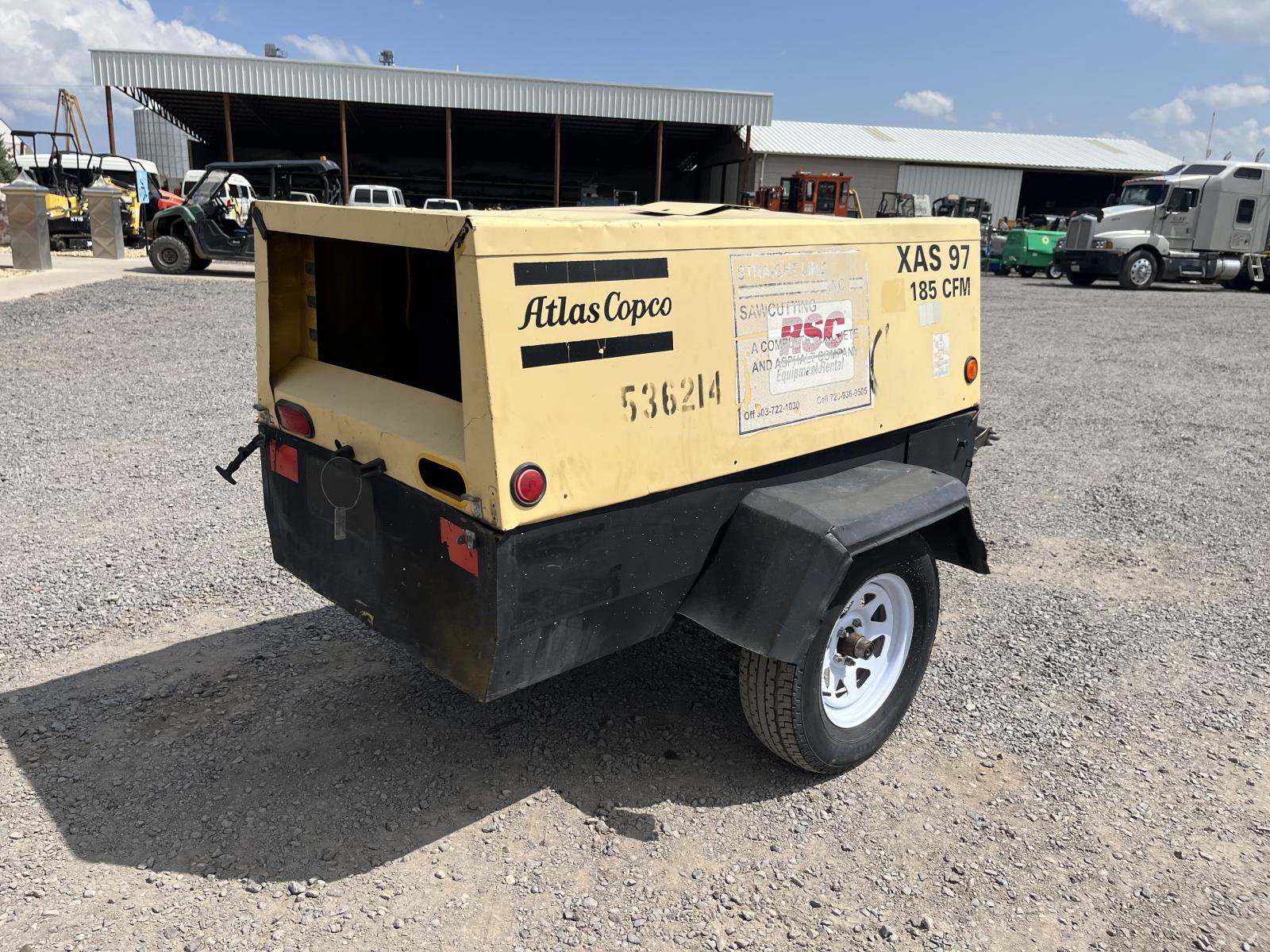 COMPRESOR DE AIRE ATLAS COPCO XAS185